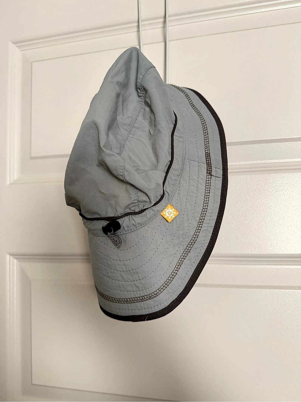 Calikids Quick-Dry Bucket Hat Extra Wide Brim Harbor Grey size Large